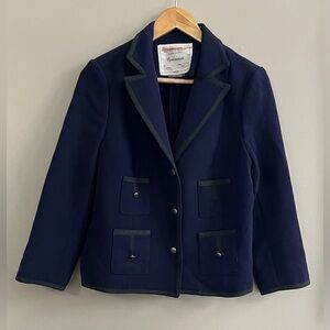 Cartonniee navy blazer size 12